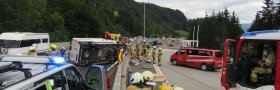 Erneut Verkehrsunfall im Baustellenbereich auf A10 Tauerautobahn